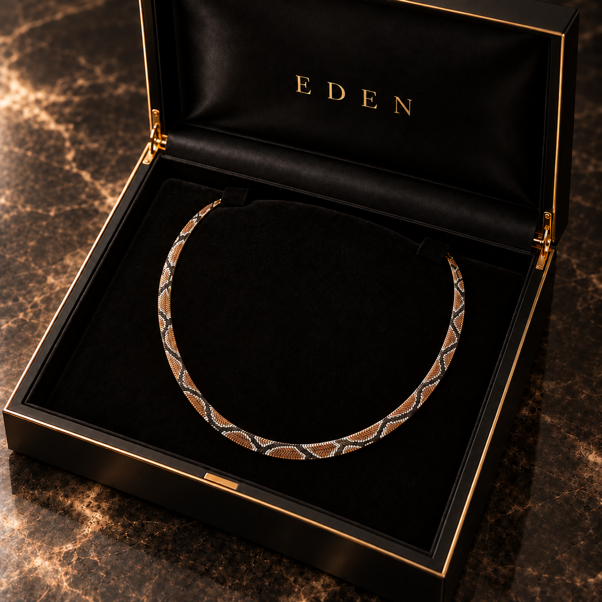 EDEN™ 金鱗 スネークチェーンネックレス